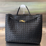 Amelia LARGE ANDIAMO 45CM BLACK LAMBSKIN Amelia