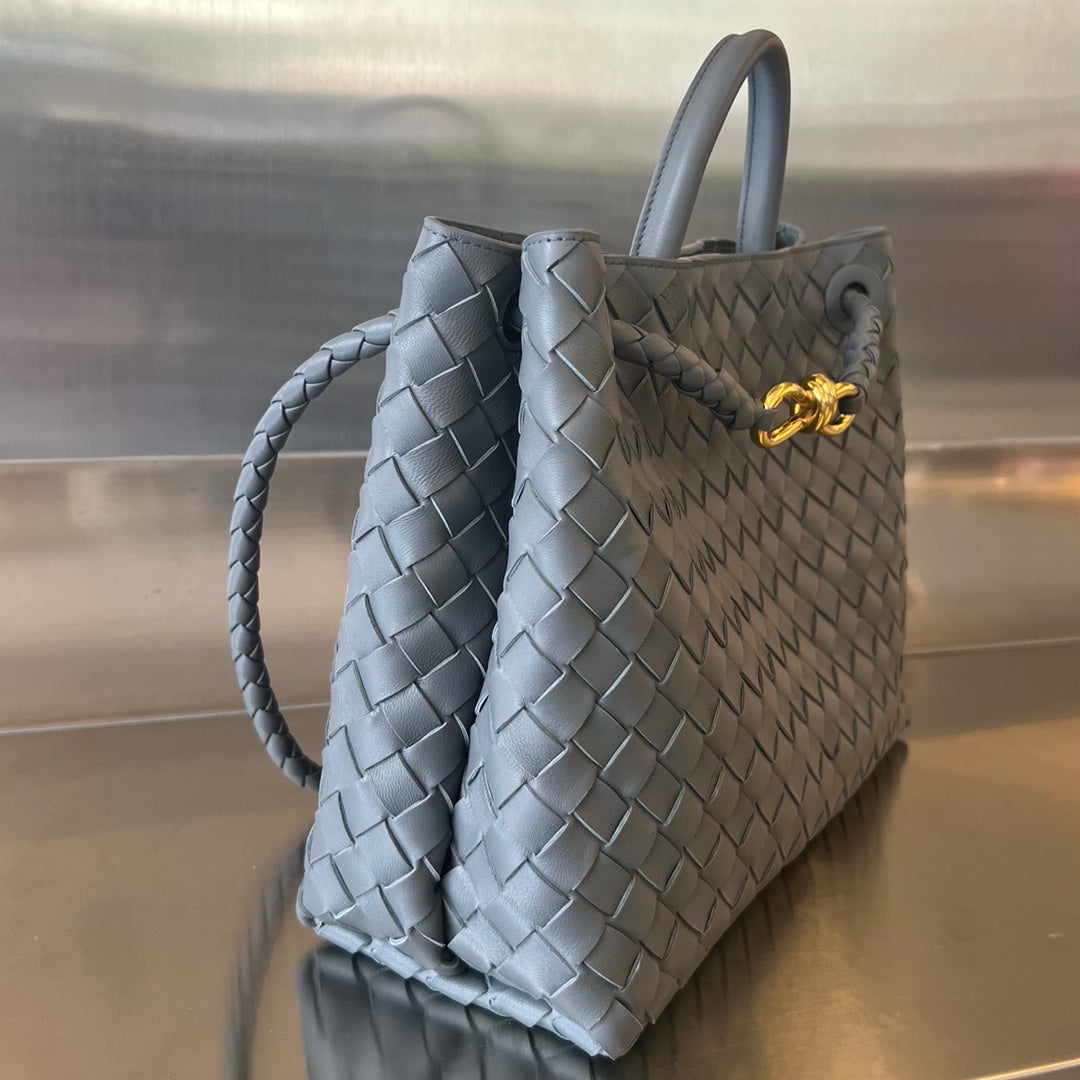 Amelia MEDIUM ANDIAMO 32CM DARK GREY LAMBSKIN Amelia