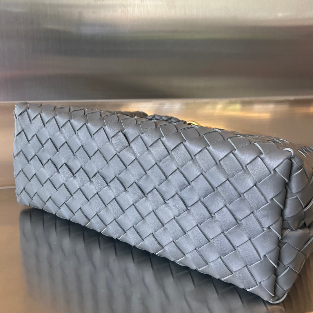 Amelia MEDIUM ANDIAMO 32CM DARK GREY LAMBSKIN