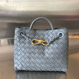 Amelia SMALL ANDIAMO 25CM DARK GREY LAMBSKIN Amelia