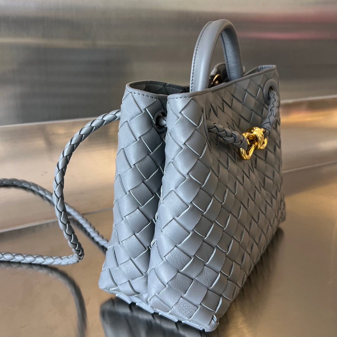 Amelia SMALL ANDIAMO 25CM DARK GREY LAMBSKIN Amelia Amelia