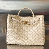 Amelia MEDIUM ANDIAMO 32CM BEIGE LAMBSKIN