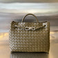 Amelia MEDIUM ANDIAMO 32CM OLIVE LAMBSKIN Amelia Amelia