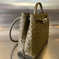 Amelia MEDIUM ANDIAMO 32CM OLIVE LAMBSKIN