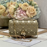 MISS LADY 21 BUTTERFLY STUD OLIVE LAMBSKIN Amelia