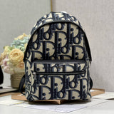 RIDER BACKPACK WHITE OBLIQUE JACQUARD Amelia