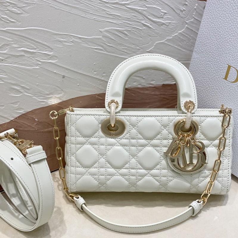MICRO LADY D-JOY 16.5 WHITE LAMBSKIN Amelia