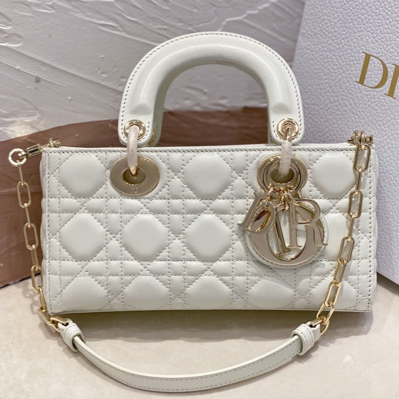 MICRO LADY D-JOY 16.5 WHITE LAMBSKIN Amelia