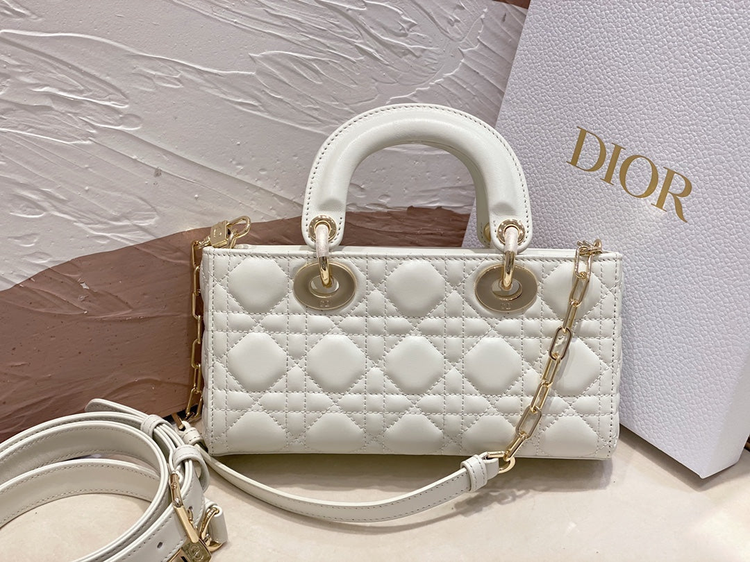MICRO LADY D-JOY 16.5 WHITE LAMBSKIN Amelia