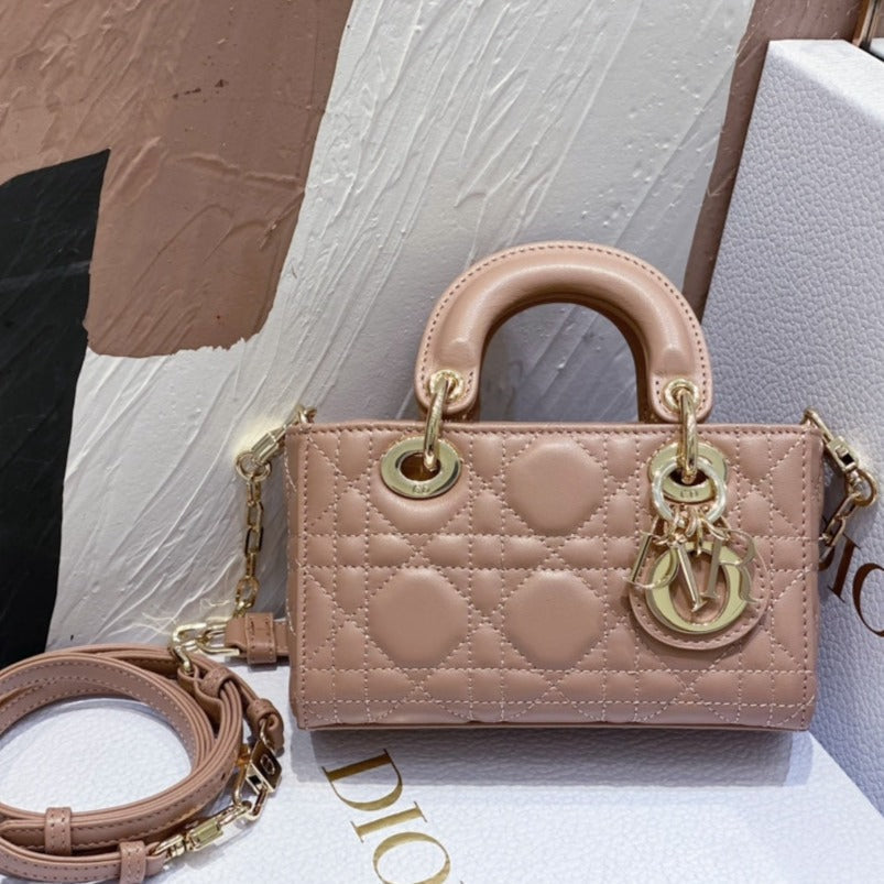 MICRO LADY D-JOY 16.5 ROSE LAMBSKIN Amelia