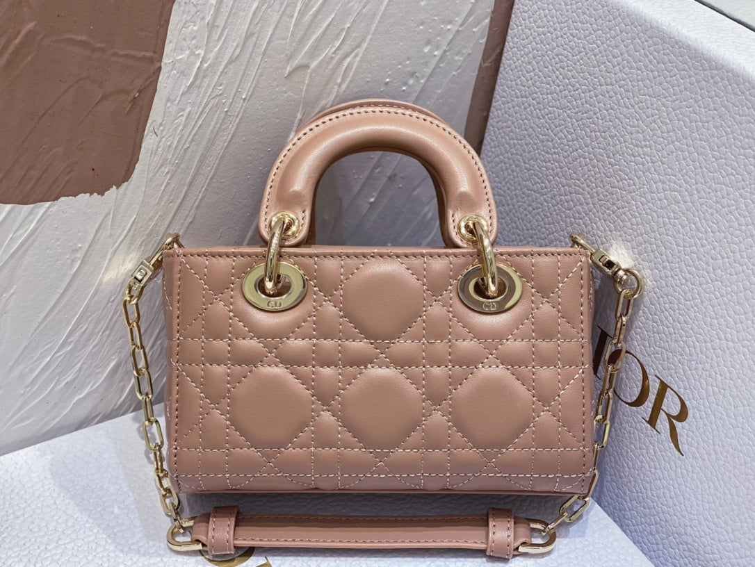 MICRO LADY D-JOY 16.5 ROSE LAMBSKIN Amelia