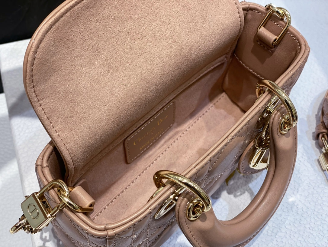 MICRO LADY D-JOY 16.5 ROSE LAMBSKIN Amelia
