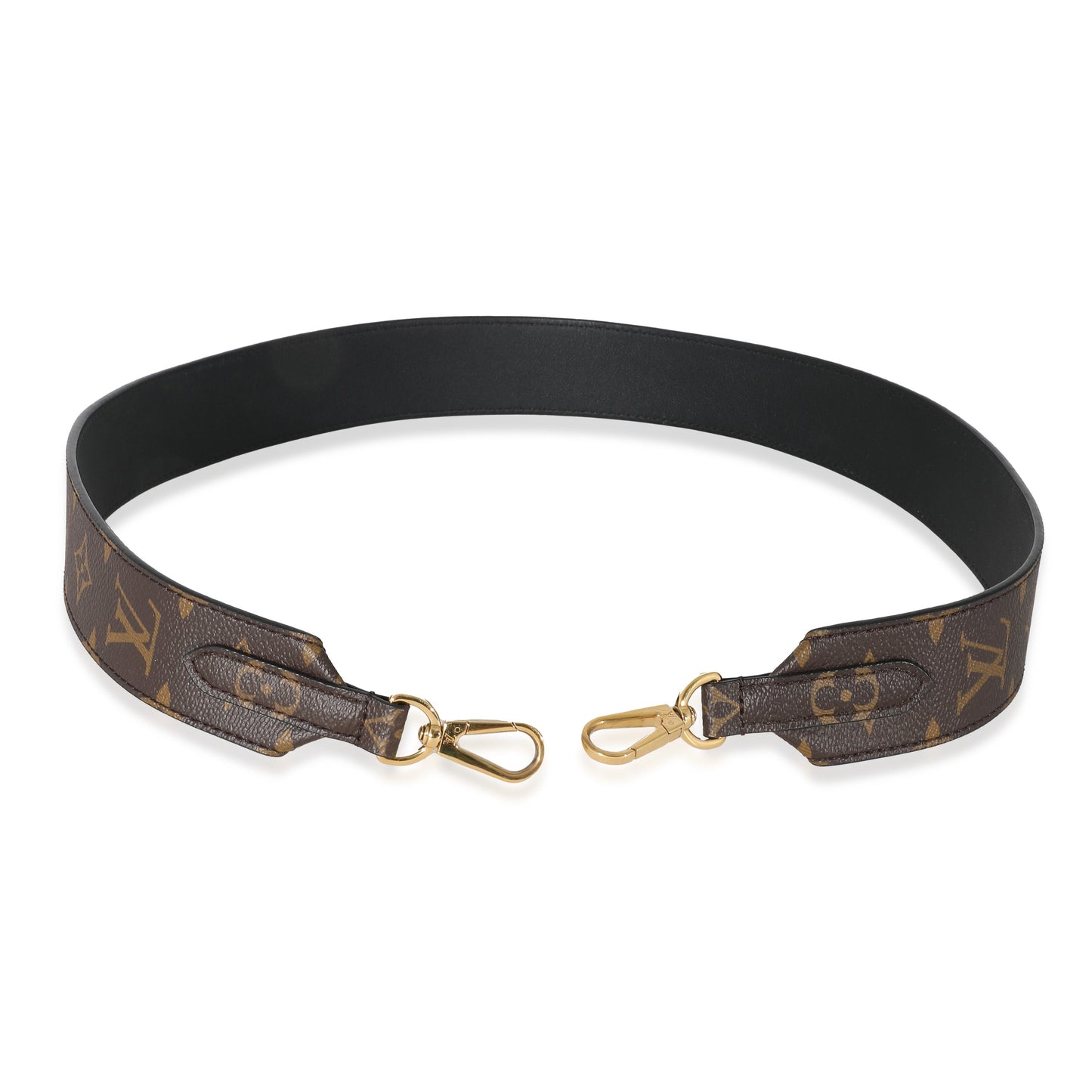 Louis Vuitton Louis Vuitton Black Monogram Canvas Bandouliere Strap