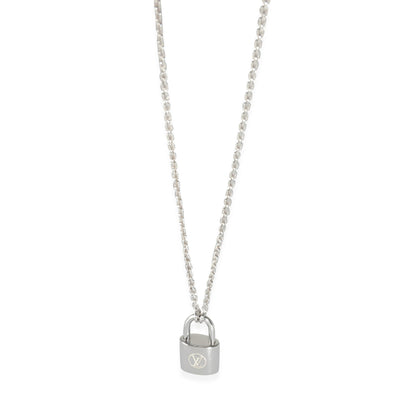 Louis Vuitton Lockit Pendant on Chain in Sterling Silver