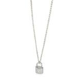Louis Vuitton Lockit Pendant on Chain in Sterling Silver