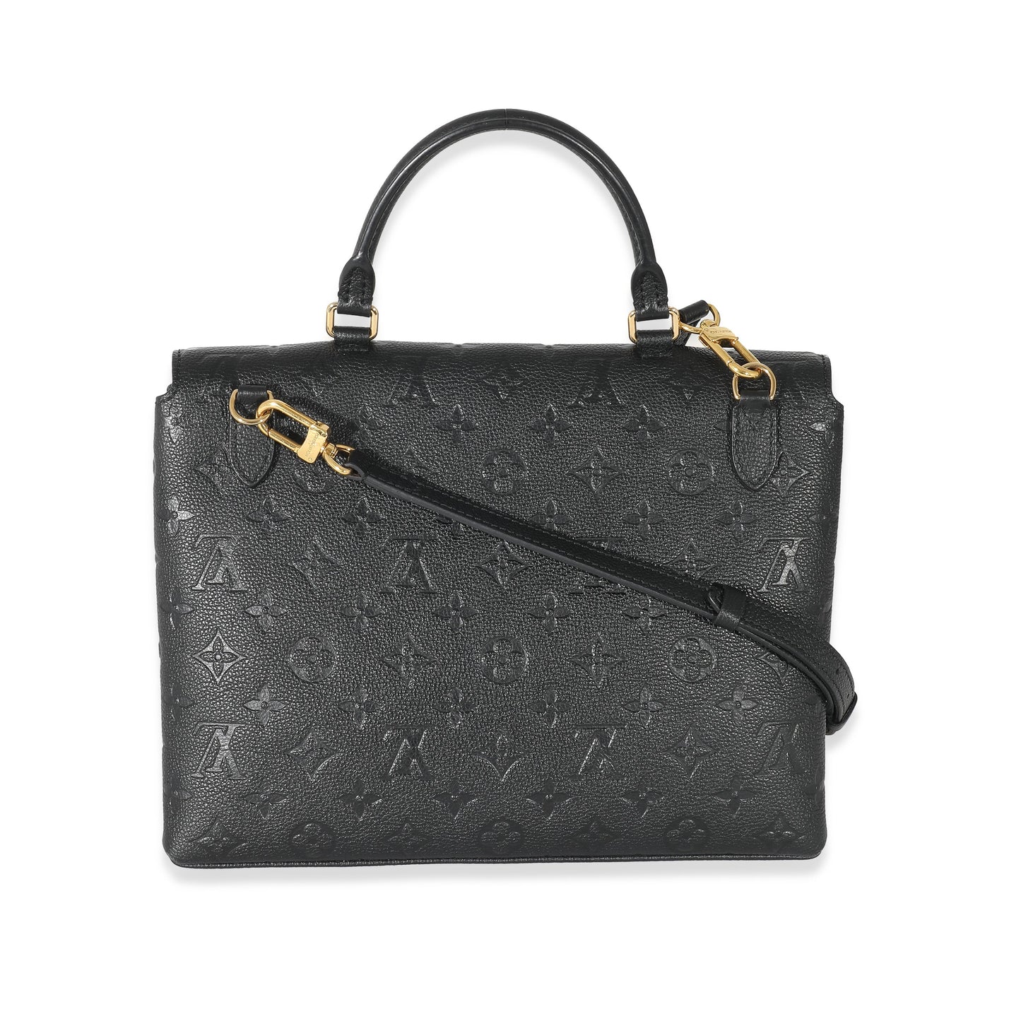 Louis Vuitton Black Monogram Empreinte Leather Marignan