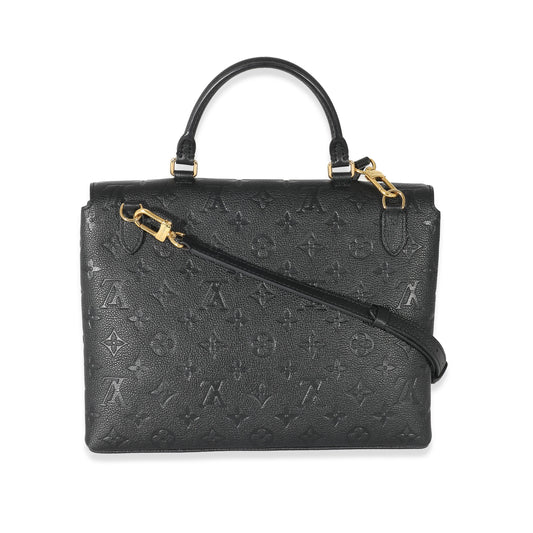 Louis Vuitton Black Monogram Empreinte Leather Marignan