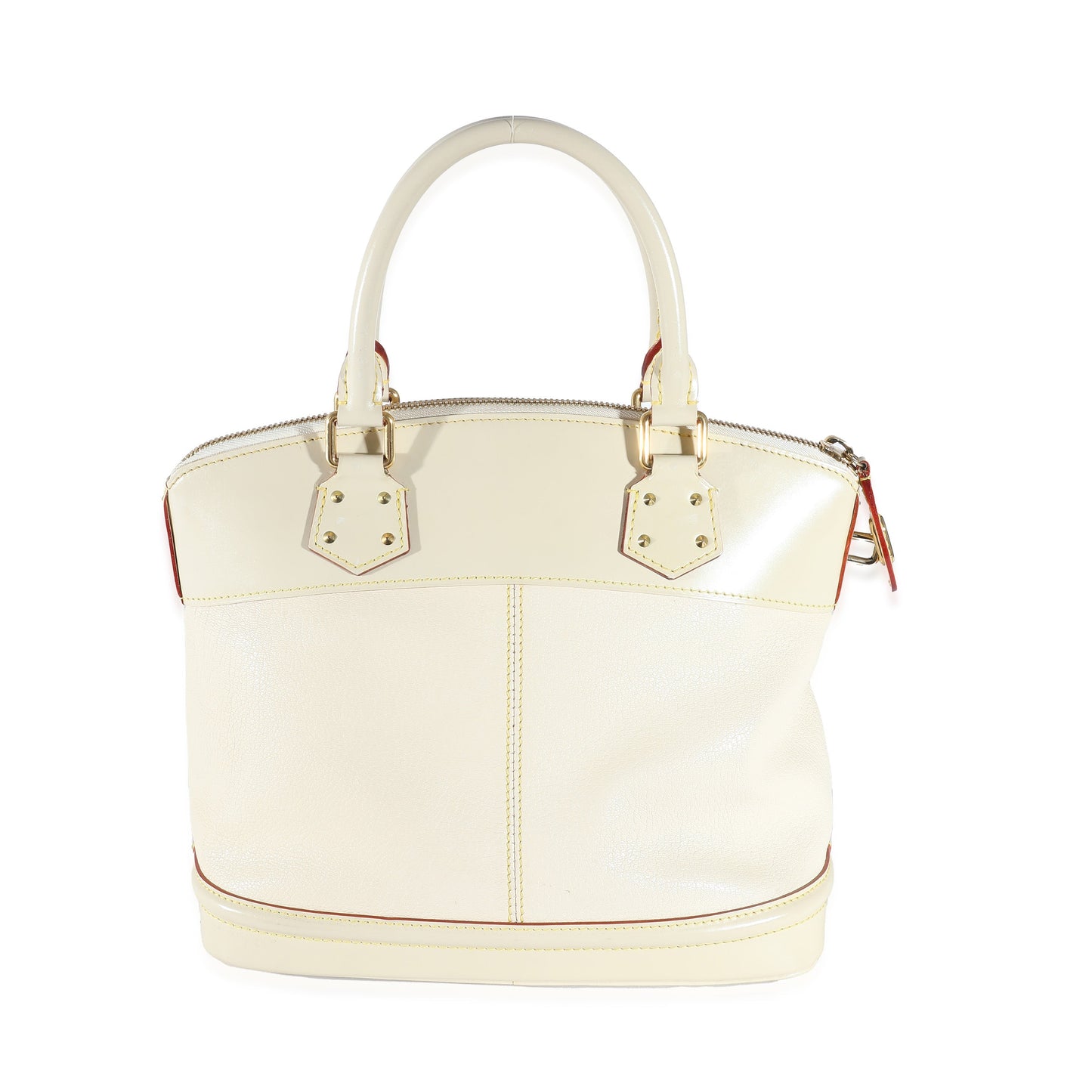 Louis Vuitton Louis Vuitton White Leather Suhali Lockit PM