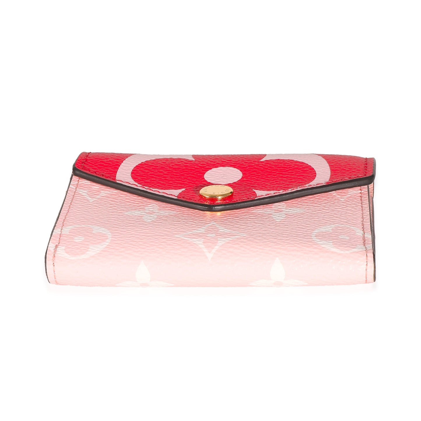 Louis Vuitton Rouge Rose Monogram Giant Canvas Zoé Wallet