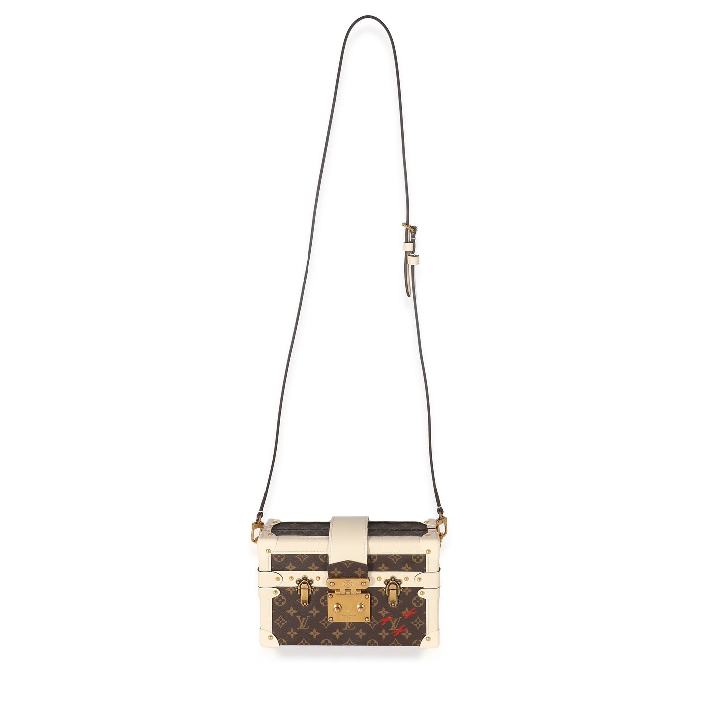Louis Vuitton Louis Vuitton Creme Monogram Canvas Petite Malle