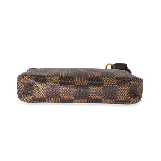 Louis Vuitton Louis Vuitton Damier Ebene Canvas Mini Pochette Accessoires