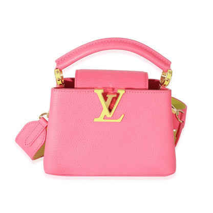 Louis Vuitton Louis Vuitton Dragonfruit Cedrat Taurillon Mini Capucines