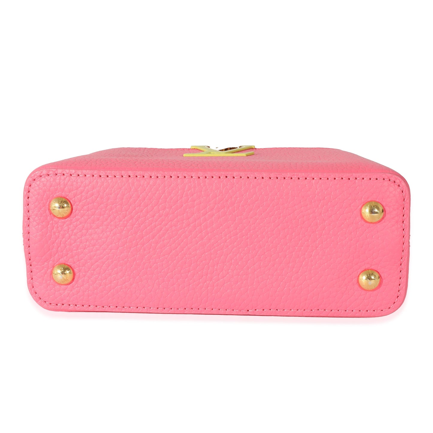 Louis Vuitton Louis Vuitton Dragonfruit Cedrat Taurillon Mini Capucines