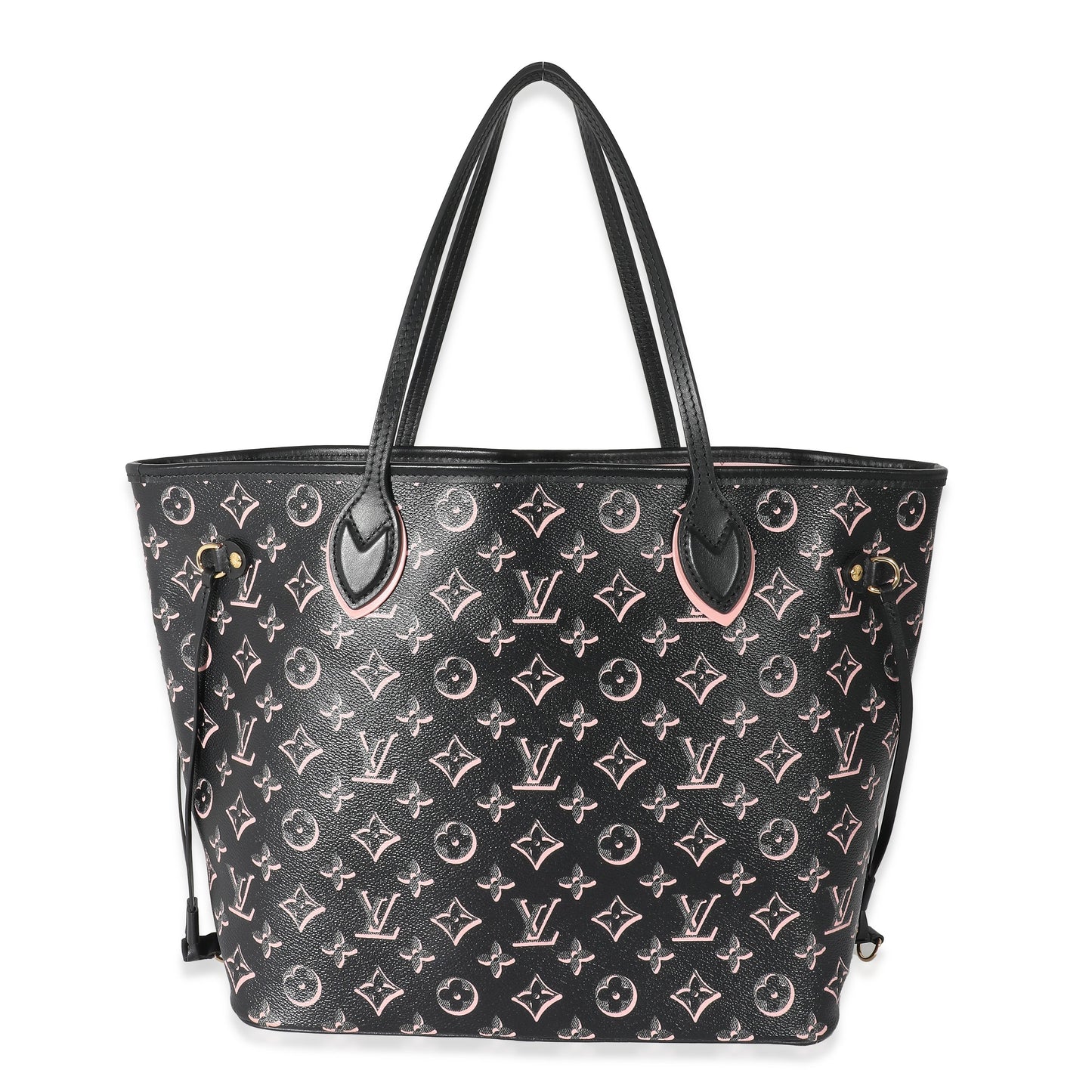 Louis Vuitton Louis Vuitton Black Pink Monogram Canvas Fall For You Neverfull MM