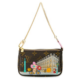 Louis Vuitton Louis Vuitton Monogram Canvas Christmas Animation Paris Mini Pochette Accessoire