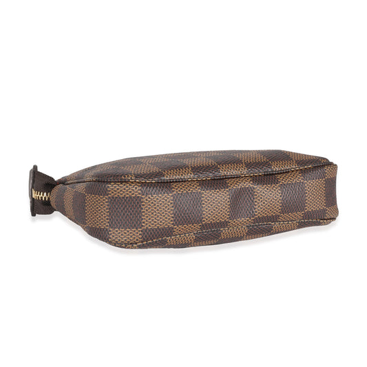 Louis Vuitton Louis Vuitton Damier Ebene Canvas Mini Pochette Accessoires