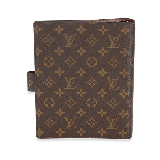 Louis Vuitton Louis Vuitton Monogram Canvas Large Ring Agenda Cover