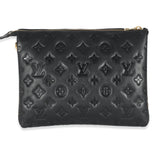 Louis Vuitton Louis Vuitton Black Puffy Lambskin Coussin PM