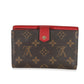 Louis Vuitton Cerise Monogram Canvas Pallas Compact Wallet