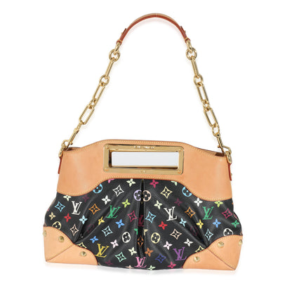 Louis Vuitton Louis Vuitton Black Multicolor Canvas Judy MM