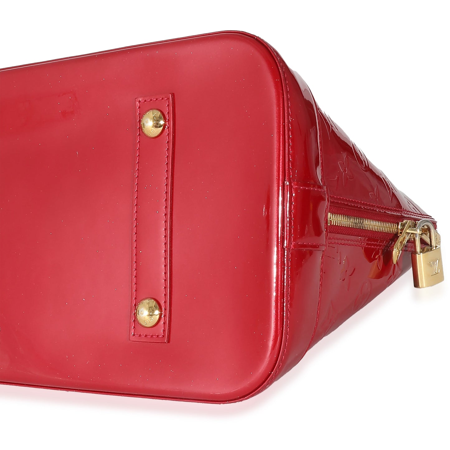 Louis Vuitton Louis Vuitton Red Vernis Alma GM