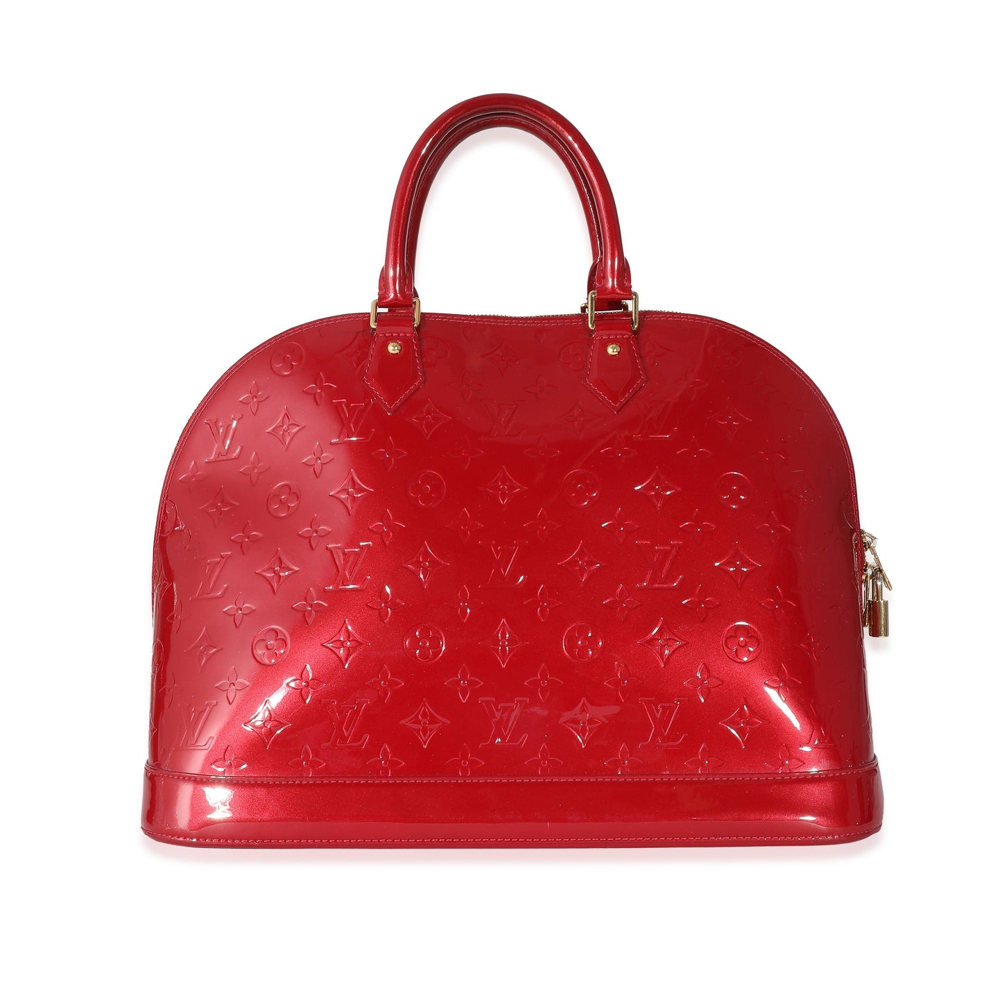 Louis Vuitton Louis Vuitton Red Vernis Alma GM