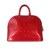 Louis Vuitton Louis Vuitton Red Vernis Alma GM