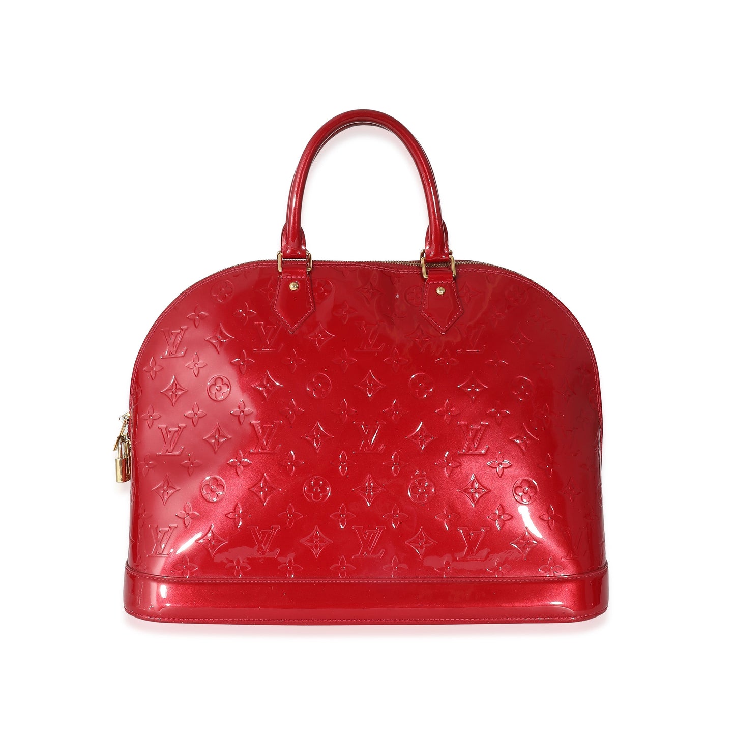 Louis Vuitton Louis Vuitton Red Vernis Alma GM