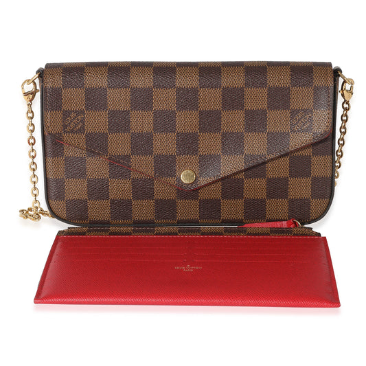 Louis Vuitton Louis Vuitton Cerise Damier Ebene Felicie Pochette