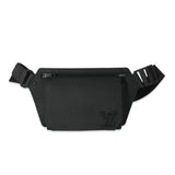 Louis Vuitton Louis Vuitton Black Grained Calfskin Aerogram Takeoff Sling Bag
