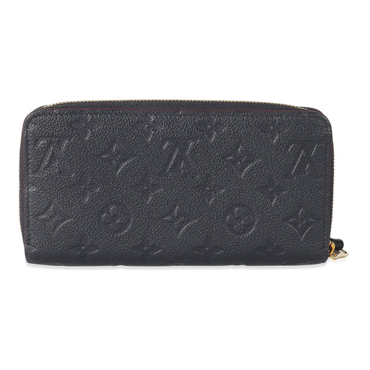 Louis Vuitton Louis Vuitton Empreinte Marine Rouge Zippy Wallet