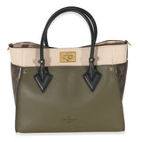 Louis Vuitton Laurier Calfskin Monogram Canvas On My Side MM
