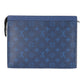 Louis Vuitton Louis Vuitton Blue Monogram Taigarama Pochette Voyage MM