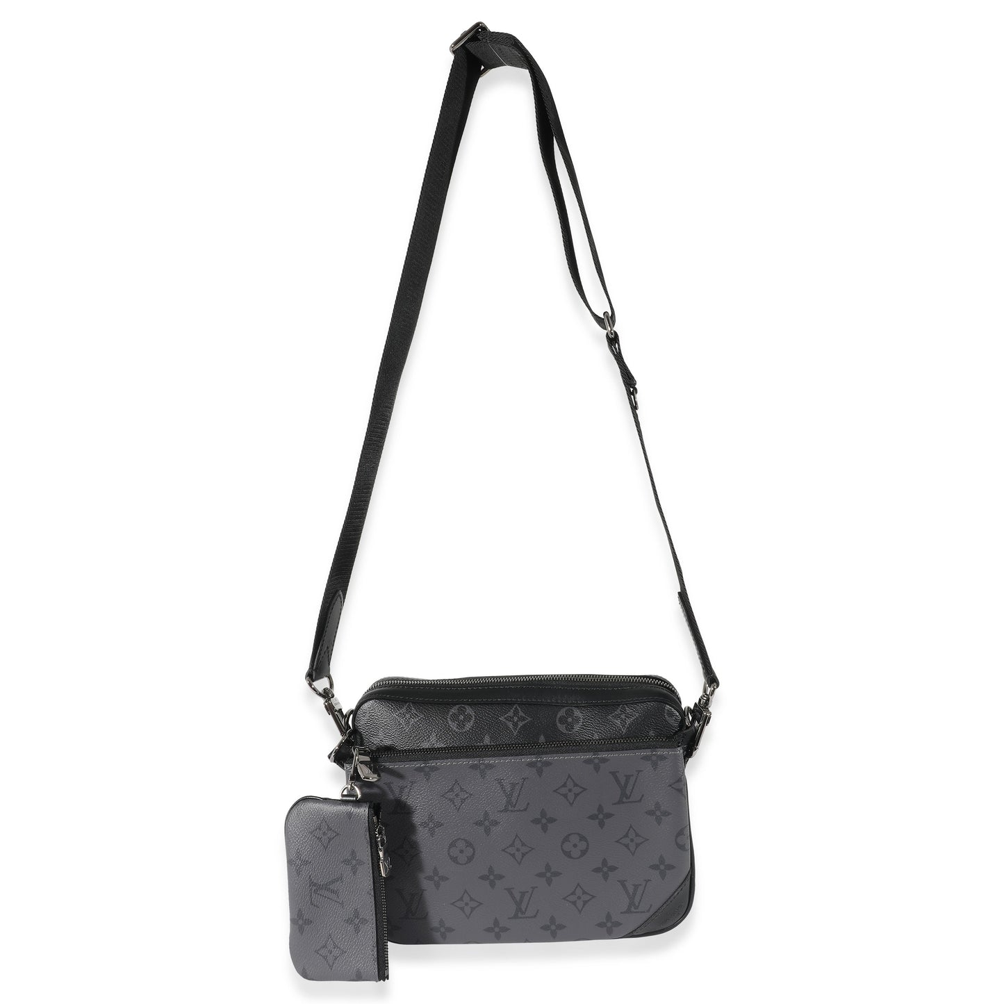 Louis Vuitton Louis Vuitton Monogram Eclipse Trio Messenger