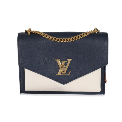 Louis Vuitton Louis Vuitton Tricolor Grained CalfSkin Leather MyLockMe Chain Bag