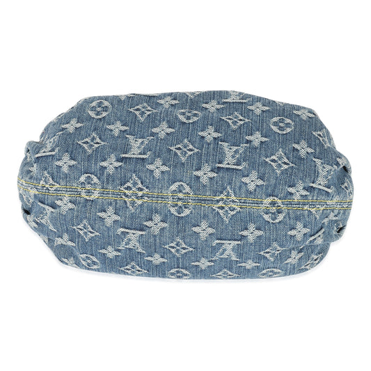 Louis Vuitton Louis Vuitton Blue Monogram Denim Pleaty Bag