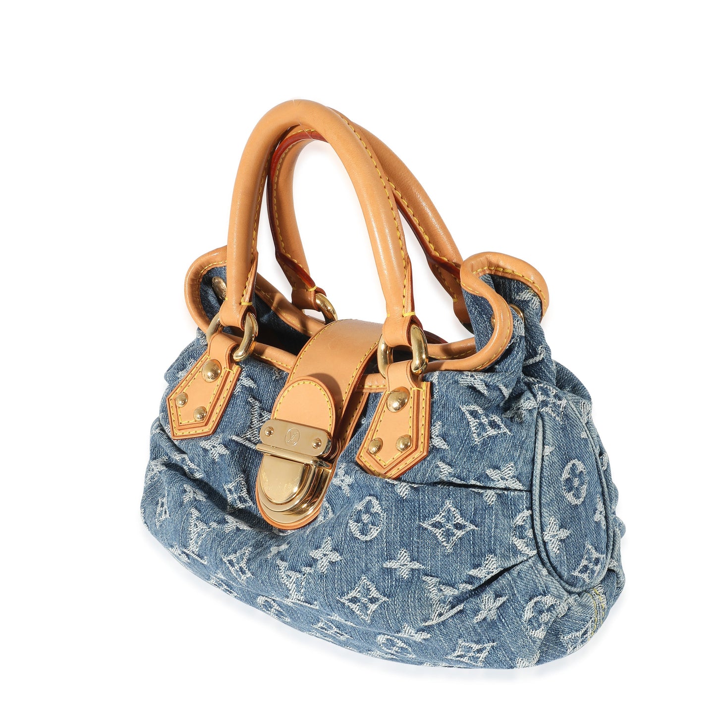 Louis Vuitton Louis Vuitton Blue Monogram Denim Pleaty Bag