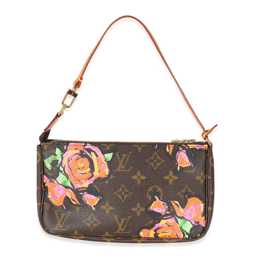 Louis Vuitton Louis Vuitton Monogram Canvas Roses Limited Edition Pochette Accessories