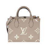 Louis Vuitton Louis Vuitton Dove Cream Monogram Empreinte Onthego PM