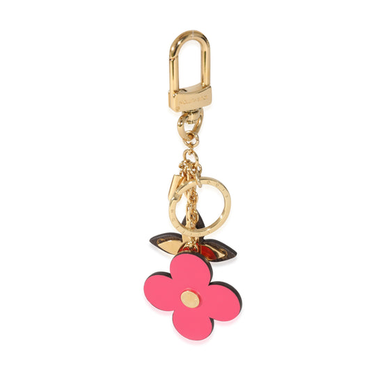 Louis Vuitton Louis Vuitton Metal Canvas Blooming Flowers Bag Charm 